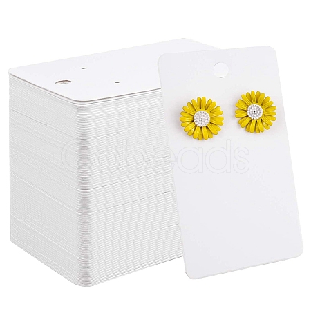 Paper Single Earring Display Cards with Hanging Hole PW-WG89837-04-1