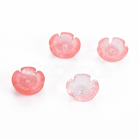 Cherry Quartz Glass Beads G-T122-55-1