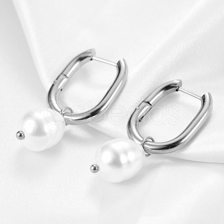 Fashionable Simple U-shaped Earrings for Women YB2612-1