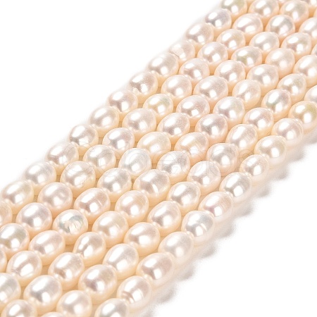 Natural Cultured Freshwater Pearl Beads Strands PEAR-E016-194C-1
