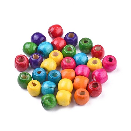 Dyed Natural Wood Beads X-WOOD-Q007-12mm-M-LF-1