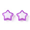 Two Tone Opaque Acrylic Beads, Imitation Jelly, Star, 17x18x10mm, Hole: 3.8mm, about 357pcs/500g