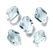 K9 Glass, Imitation Austrian Crystal Beads, Faceted, Rhombus, Aqua, 10x8x4mm, Hole: 1.4mm