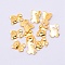 Alloy Cabochons, Epoxy Resin Supplies Filling Accessories, for Resin Jewelry Making, Cadmium Free & Lead Free, Bear Shape, Golden, 8x6x1.5mm