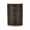 Flat Waxed Thread String, Micro Macrame Cord, for Leather Sewing Stitching, Coffee, 0.8mm, about 109.36 yards(100m)/roll