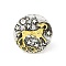 Alloy Brooches, Enamel Pins, for Backpack Clothes, Constellation, Aries, 19.5x3.5mm