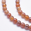 Electroplate Natural Fire Crackle Agate Beads Strands G-K256-47-4mm-3