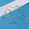 Real 18K Gold Plated Sterling Silver Earring Hooks X-H127-G-3