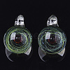 Handmade Lampwork Pendants LAMP-N021-005D-4