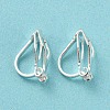 Brass Clip-on Earring Findings EC110-S-2