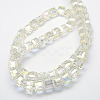 Pearl Luster Plated Crystal Glass Beads Strands EGLA-F016-B05-3