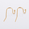 Ion Plating(IP) 304 Stainless Steel Earring Hooks X-STAS-H448-01G-1