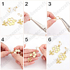 Beebeecraft 24Pcs 3 Style Square & Triangle & Ring Brass Stud Earring Findings KK-BBC0012-84-6