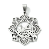 Non-Tarnish Eid Mubarak 201 Stainless Steel Pendants STAS-U003-12P-1