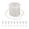 DIY Chain Bracelet Necklace Making Kit DIY-TA0003-74-4