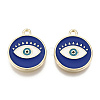 Alloy Enamel Pendants ENAM-N059-32A-2