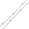304 Stainless Steel Cable Chain Necklaces AJEW-EH00377-02-4