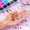 Pandahall 640Pcs 24 Styles Transparent Acrylic Beads TACR-TA0001-24-7