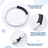 CHGCRAFT 4Pcs Round Ring Shaped Aluminum Bag Handles FIND-CA0003-52-5