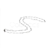 201 Stainless Steel Paperclip Chain Necklace for Men Women NJEW-I122-11A-P-1