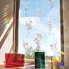 Flower Rainbow Prism Electrostatic Window Stickers PW-WG7E5CE-01-4