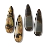 Natural Picasso Jasper Pendants G-Q161-08A-3