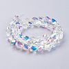 Glass Imitation Austrian Crystal Beads GLAA-O019-04-2