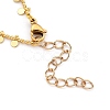 Brass Curb Chain Necklaces NJEW-JN03032-01-3