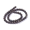 Natural African Pyrite Beads Strands G-D0006-C05-8mm-2