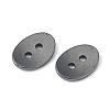 Non-Magnetic Hematite Buttons G-S075-2-2