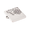 Non-Tarnish 304 Stainless Steel Pendants STAS-P299-08P-2