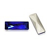 Faceted Rectangle Glass Pointed Back Rhinestone Cabochons RGLA-A014-10x30mm-S06-2