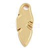 Golden Plated Brass Enamel Pendants KK-P197-15G-G-3