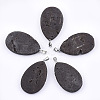 Electroplate Natural Druzy Agate Pendants G-T112-09A-1