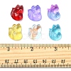30Pcs 6 Colors Transparent Spray Painted Glass Pendants GLAA-FS0001-28-6