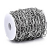 304 Stainless Steel Paperclip Chains Chains CHS-T003-25P-4