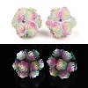 Acrylic Handmade Luminous Polymer Clay Rhinestone Beads CLAY-H003-06A-1