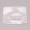 Crown Glitter Hotfix Rhinestone DIY-WH0268-07-1