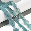 Raw Rough Natural Fluorite Beads Strands G-G116-B03-01-2