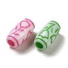 Opaque Acrylic Beads OACR-E039-02B-2