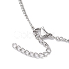 3Pcs 3 Sizes Stainless Steel Macrame Pouch Empty Stone Holder for Necklace Makings NJEW-JN04823-5