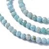 Natural Larimar Beads Strands X-G-A178-B01-3mm-2