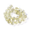 Natural Lemon Quartz Beads Strands G-F653-05-2