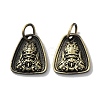 Tibetan Style Brass Pendants KK-M284-35AB-1