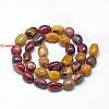 Natural Mookaite Beads Strands G-R445-8x10-11-2