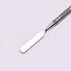 Stainless Steel Color Palette and Double Head Spoon Palette Spatulas Stick Rod MRMJ-WH0062-44P-2