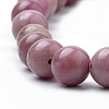 Natural Rhodonite Beads Strands G-S259-08-6mm-3