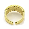 Brass Micro Pave Cubic Zirconia Cuff Rings RJEW-L113-002G-3