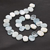 Natural Aquamarine Beads Strands G-E569-P03-4