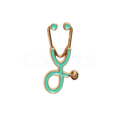 Medical Echometer Enamel Pin JEWB-WH0023-18G-03-1